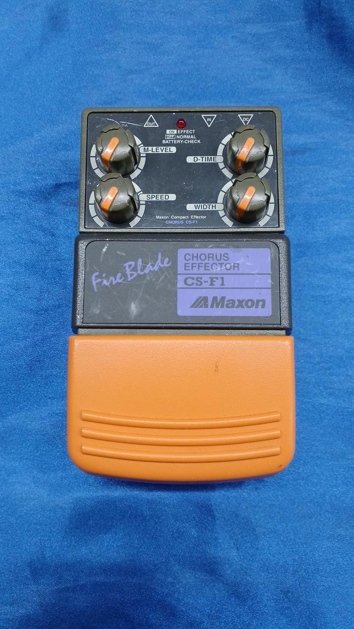 MAXON CS-F1 Chorus Pedal Effects Unit Java Chip Condition New