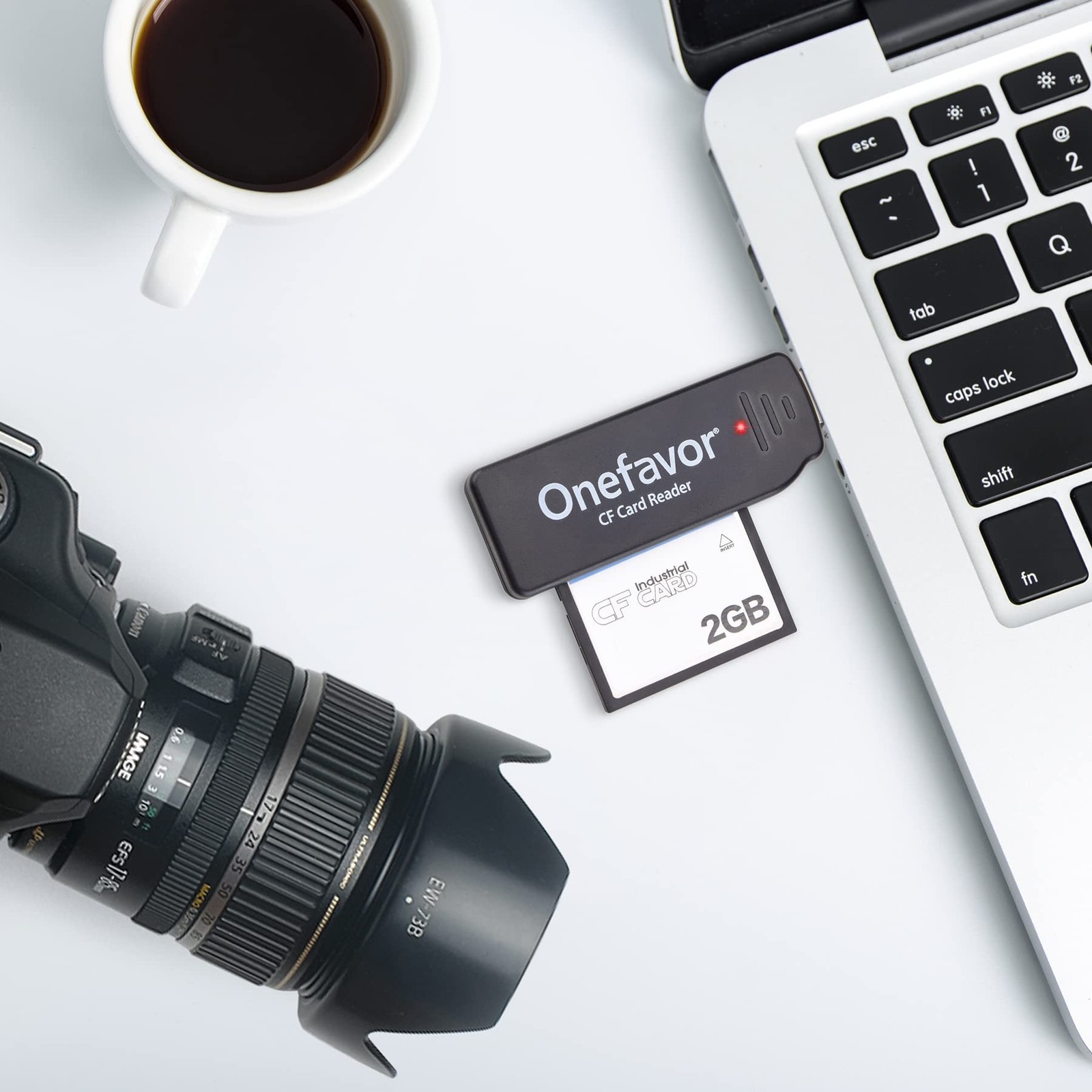 CF Card Reader, Compact Flash Memory Card Reader, CompactFlash Cards USB Read...