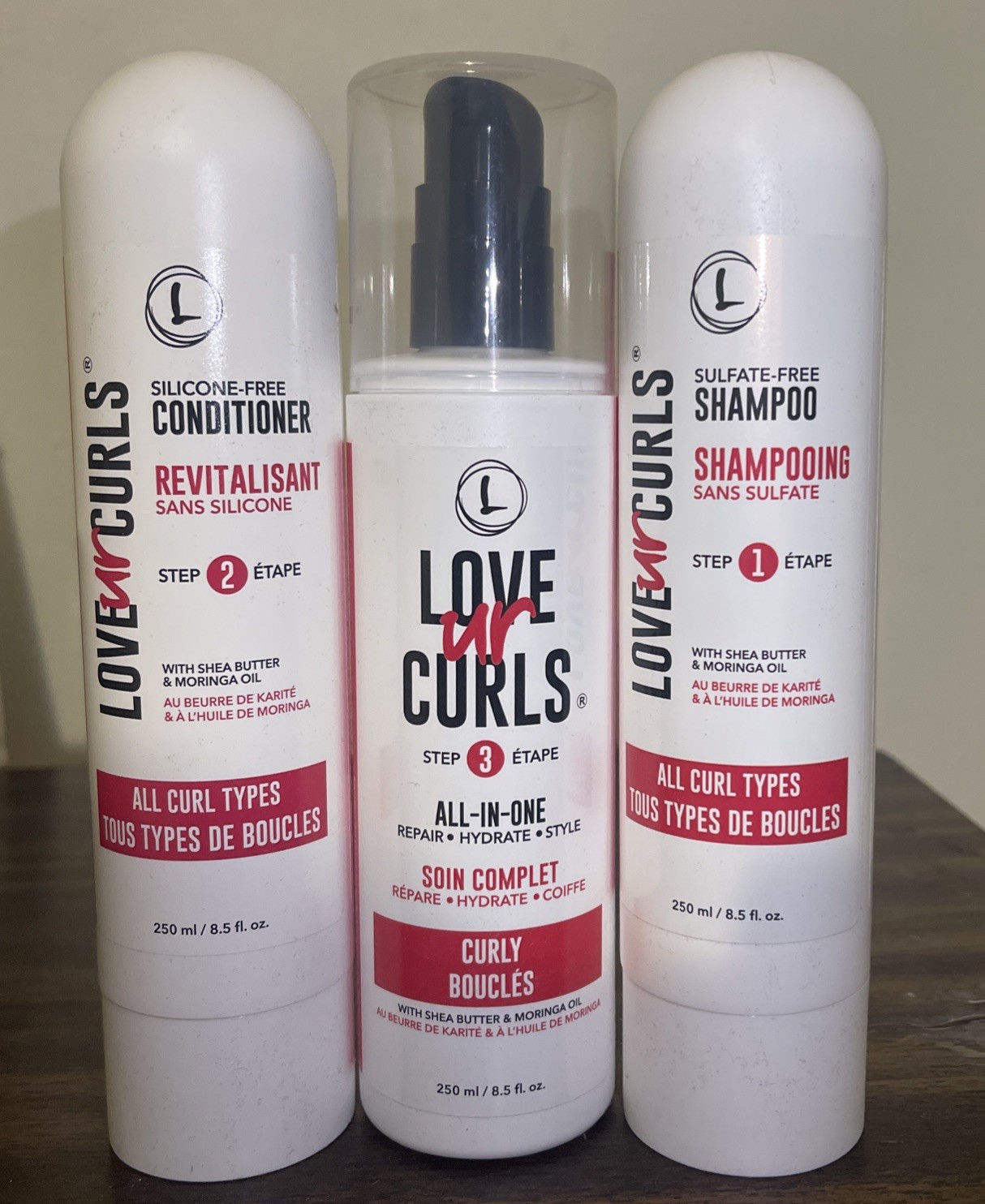 love ur curls Conditioner,shampoo ,all In One