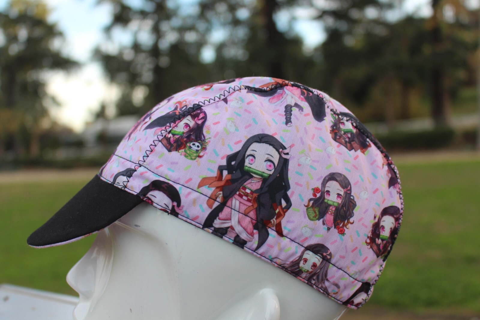 Cycling cap 100% JAPANESE ANIME handmade new