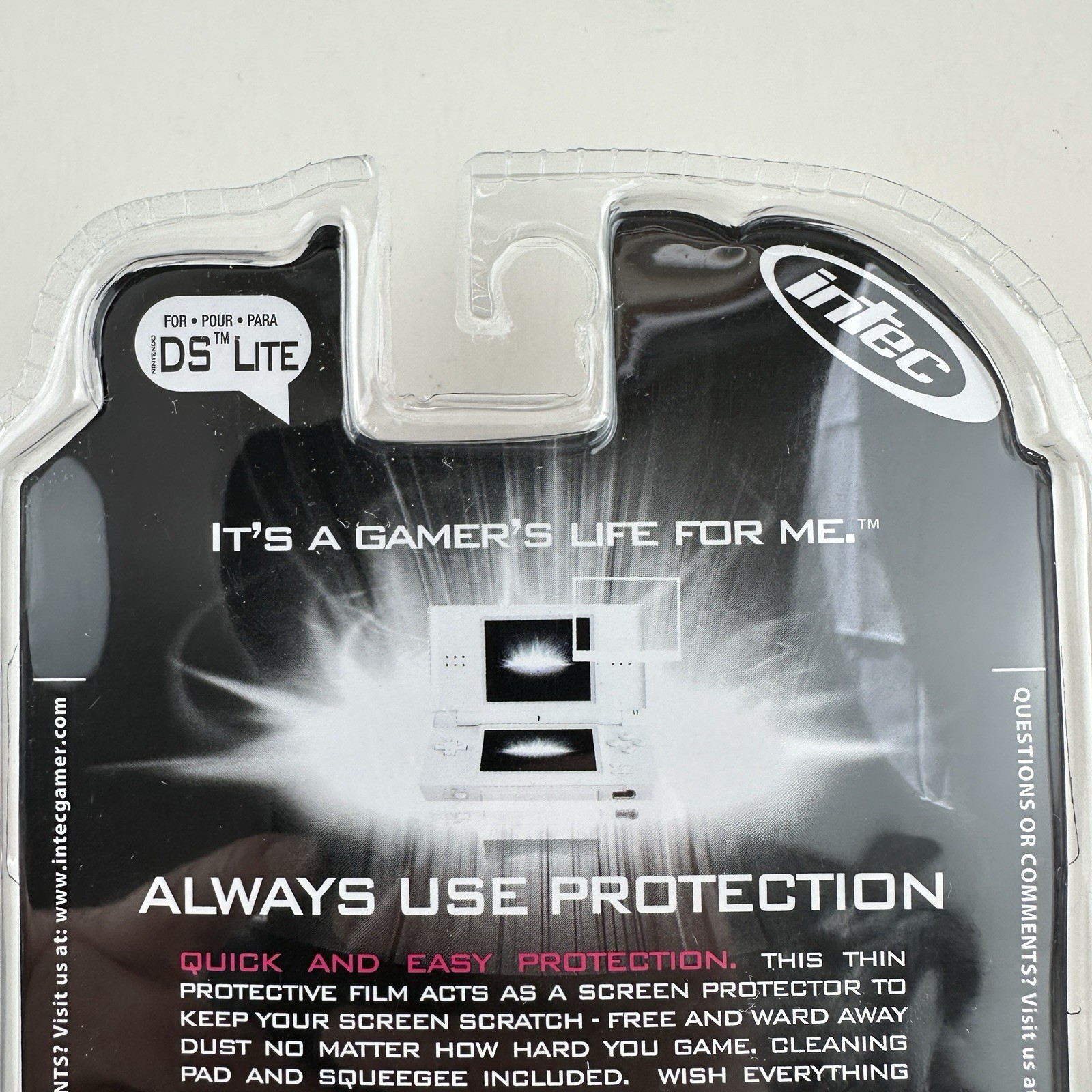 DS Lite Intec Screen Armor Screen Protector NEW FACTORY SEALED