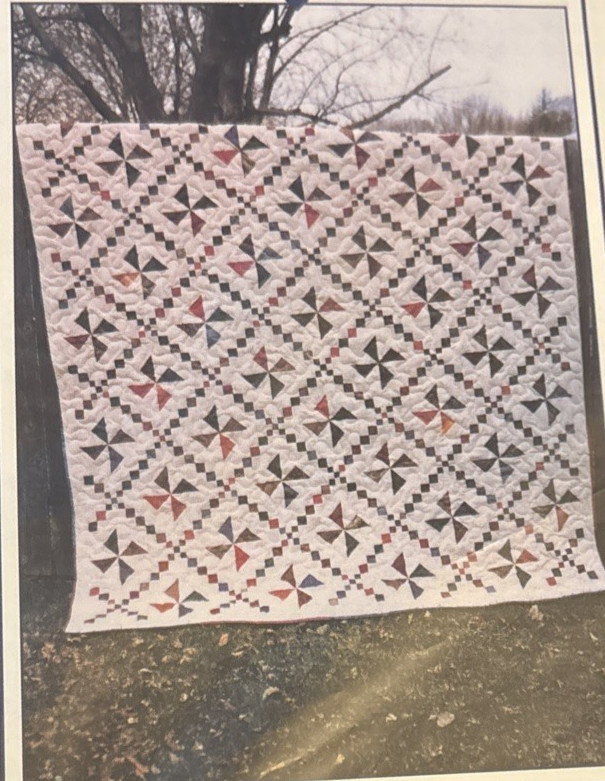 Vtg Rare Kanesville Quilting PATHWAYS & PINWHEELS Quilt Pattern KQ26 only