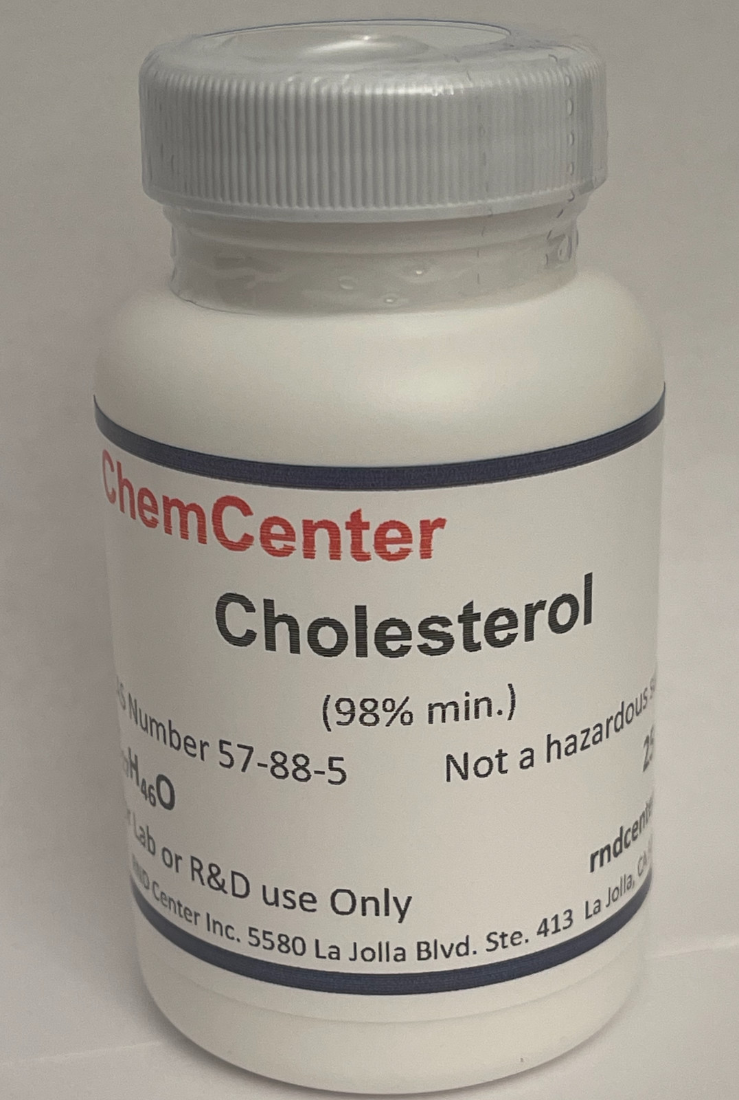Cholesterol, 98% min. , 25 grams