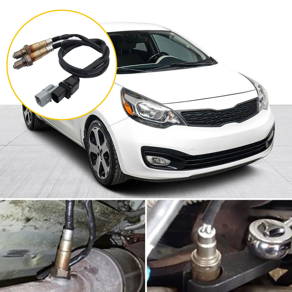 2pcs Oxygen Sensor O2 For 12 13 14 15 16 17 Hyundai Accent Veloster Kia Rio 1.6L