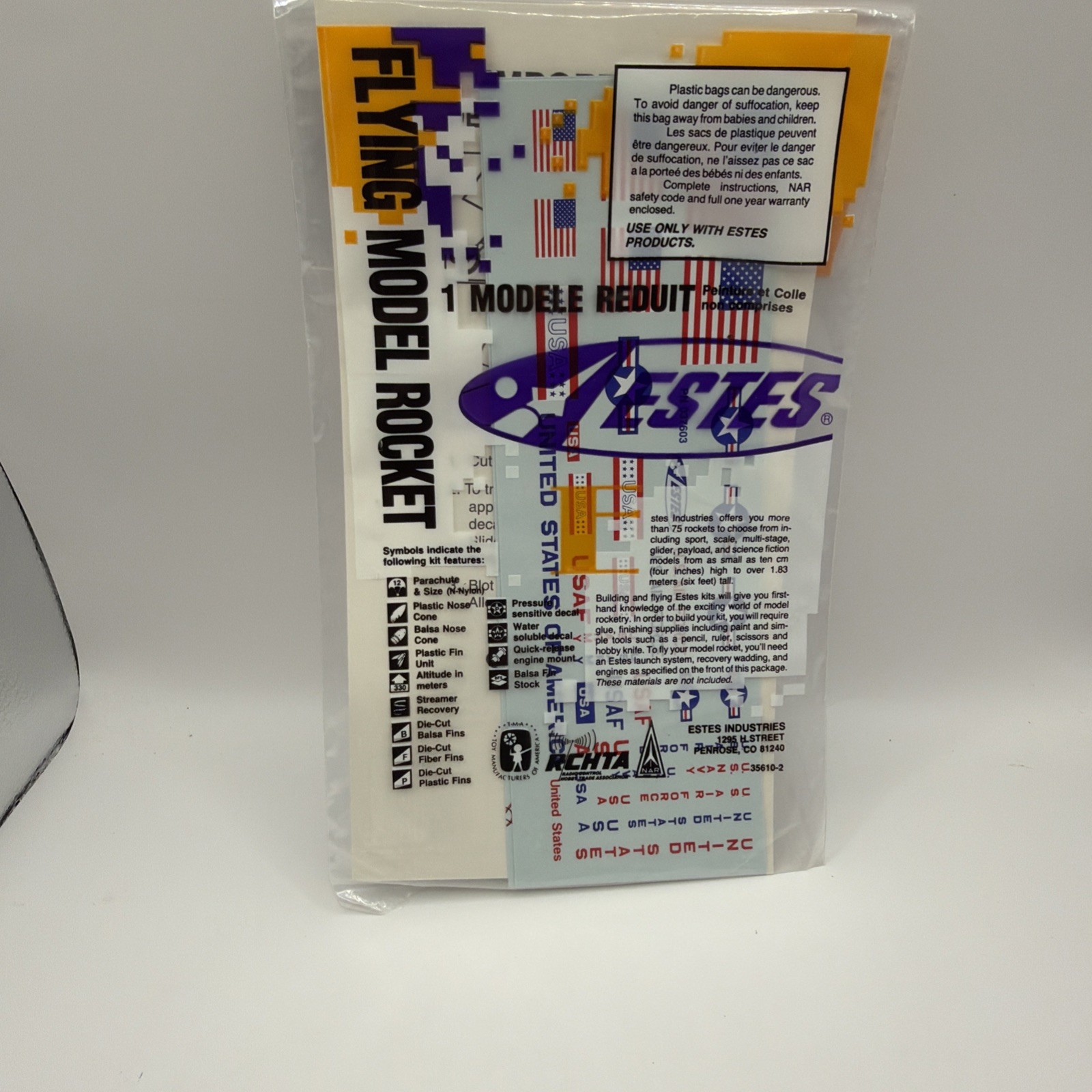 Estes Accessories Decals Hyper Astro EST 2995
