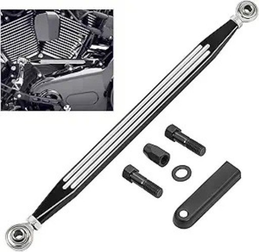 Black Shift Linkage Shifter Compatible for Softail Dyna Touring Stret Glide Roa