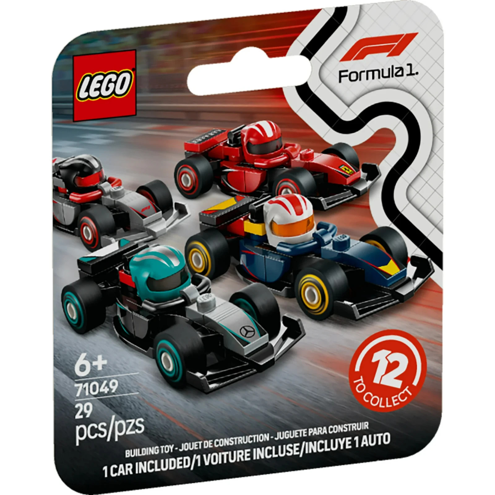 Lego F1 Formula Collectible Series Minifigure Race Cars 71049 You Pick The Car