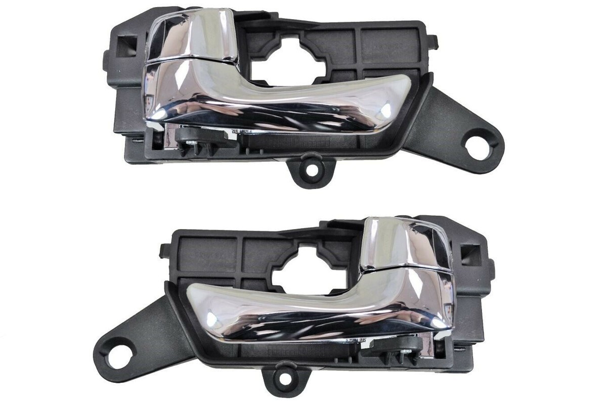 fits 2009 to 2010 Sonata Interior Door Handle Front Left and Right Chrome