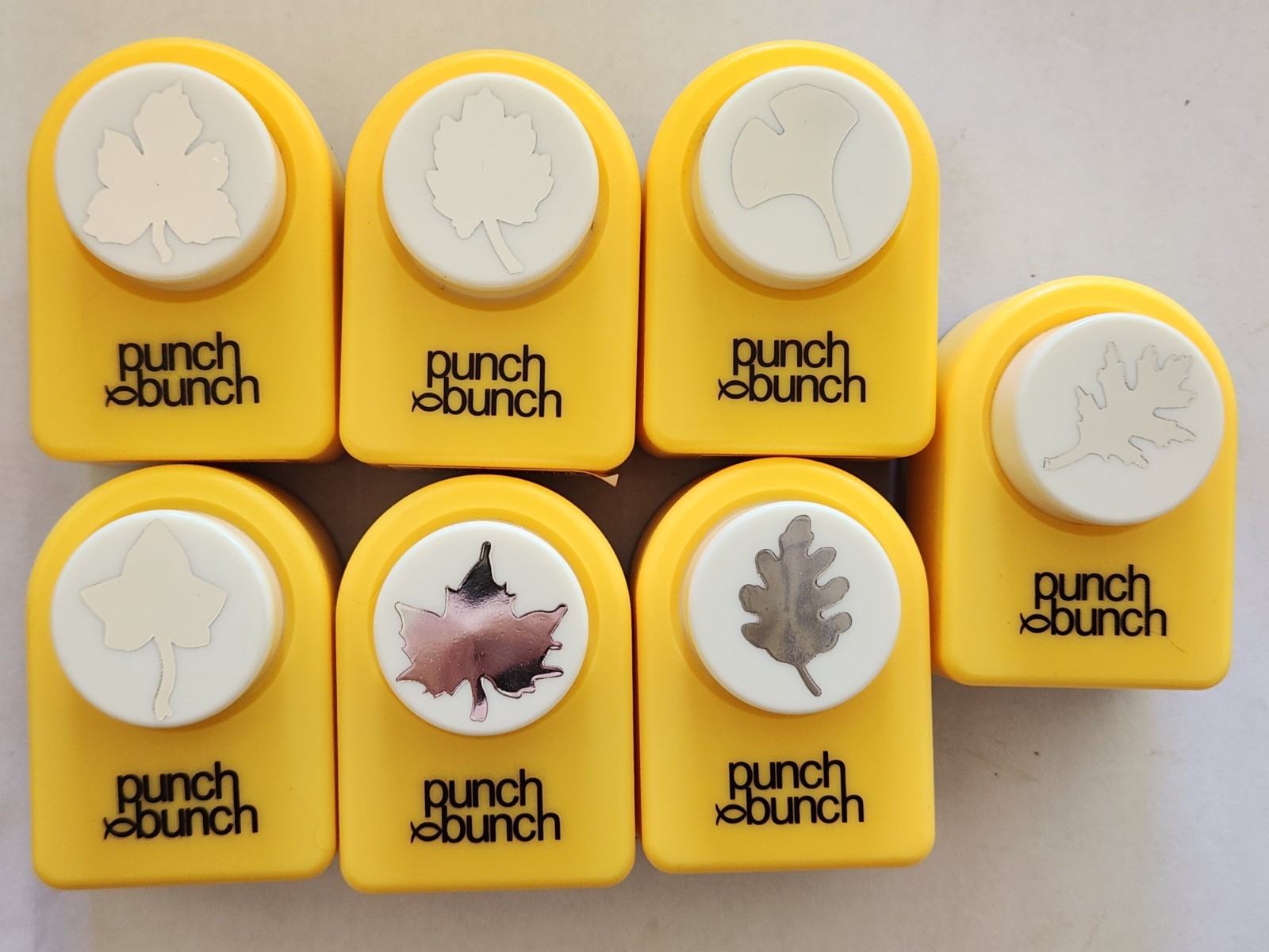Medium 1" Size Leaf Paper Punches Diff. Shapes To Pick From Scrapbook-Card-Craft