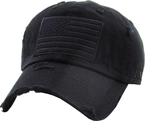 Flag USA America Military Thin One Size 2. Black-tactical Operator Classic