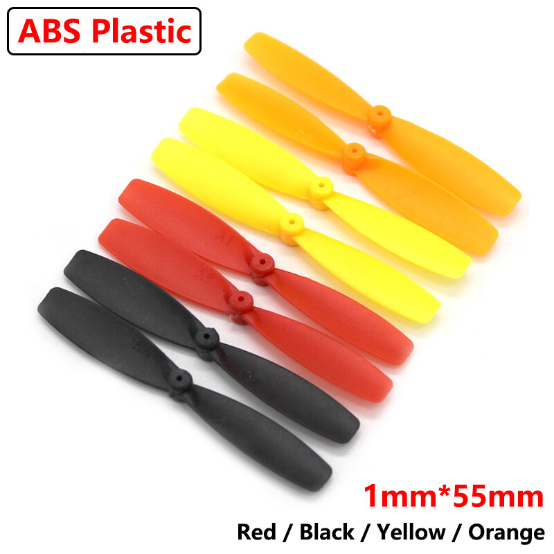 1mm*55mm Colour ABS Plastic Propeller Props For RC Model Aircraft Quadrotor UAV
