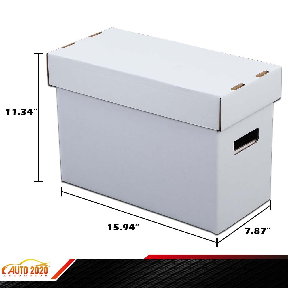 3X Short Comic Book Storage Boxes Holds 150 175 Stackable Archival Cardboard New