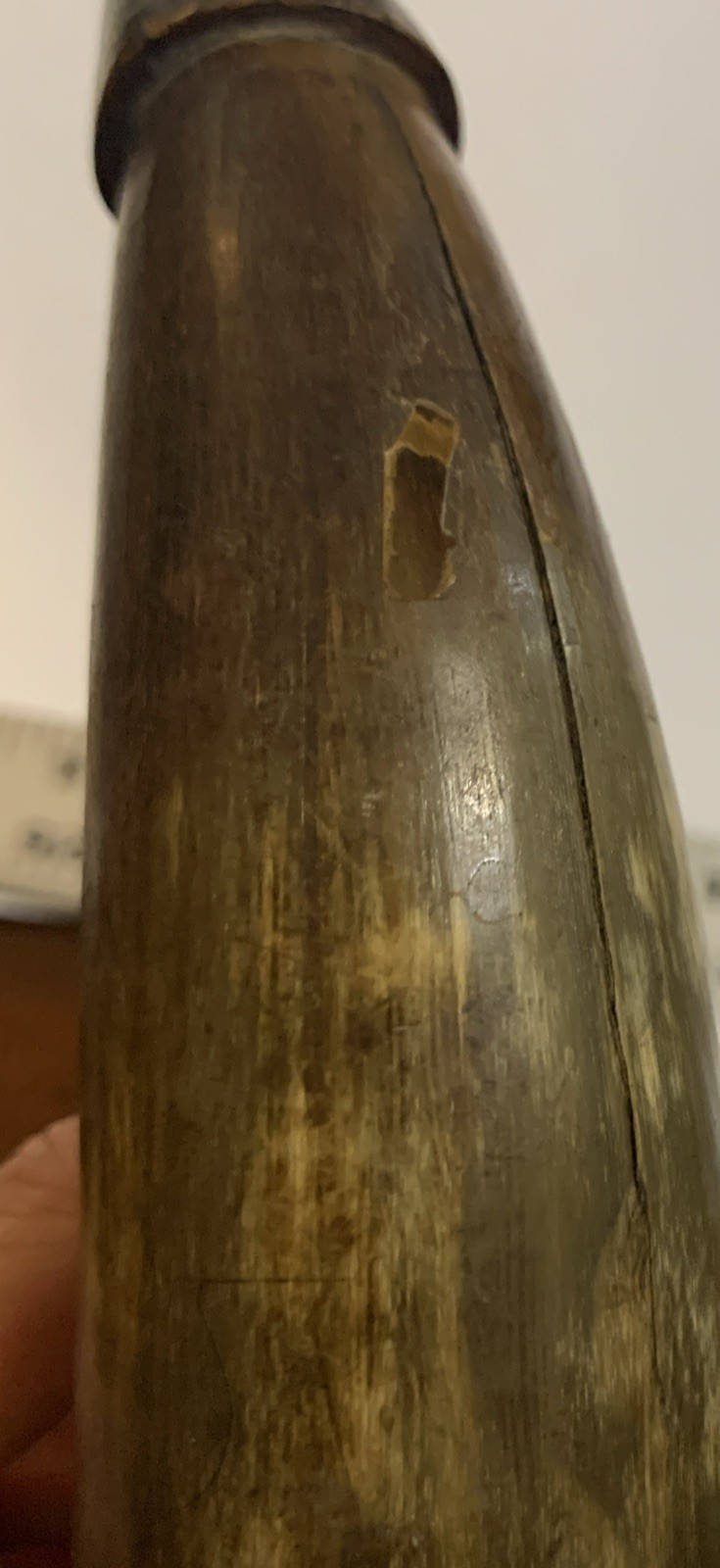 Antique Powder Horn for Muzzleloader