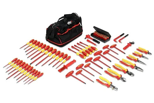 Wiha 32876 66 Piece Insulated Pliers-Cutters And Screwdriver Set