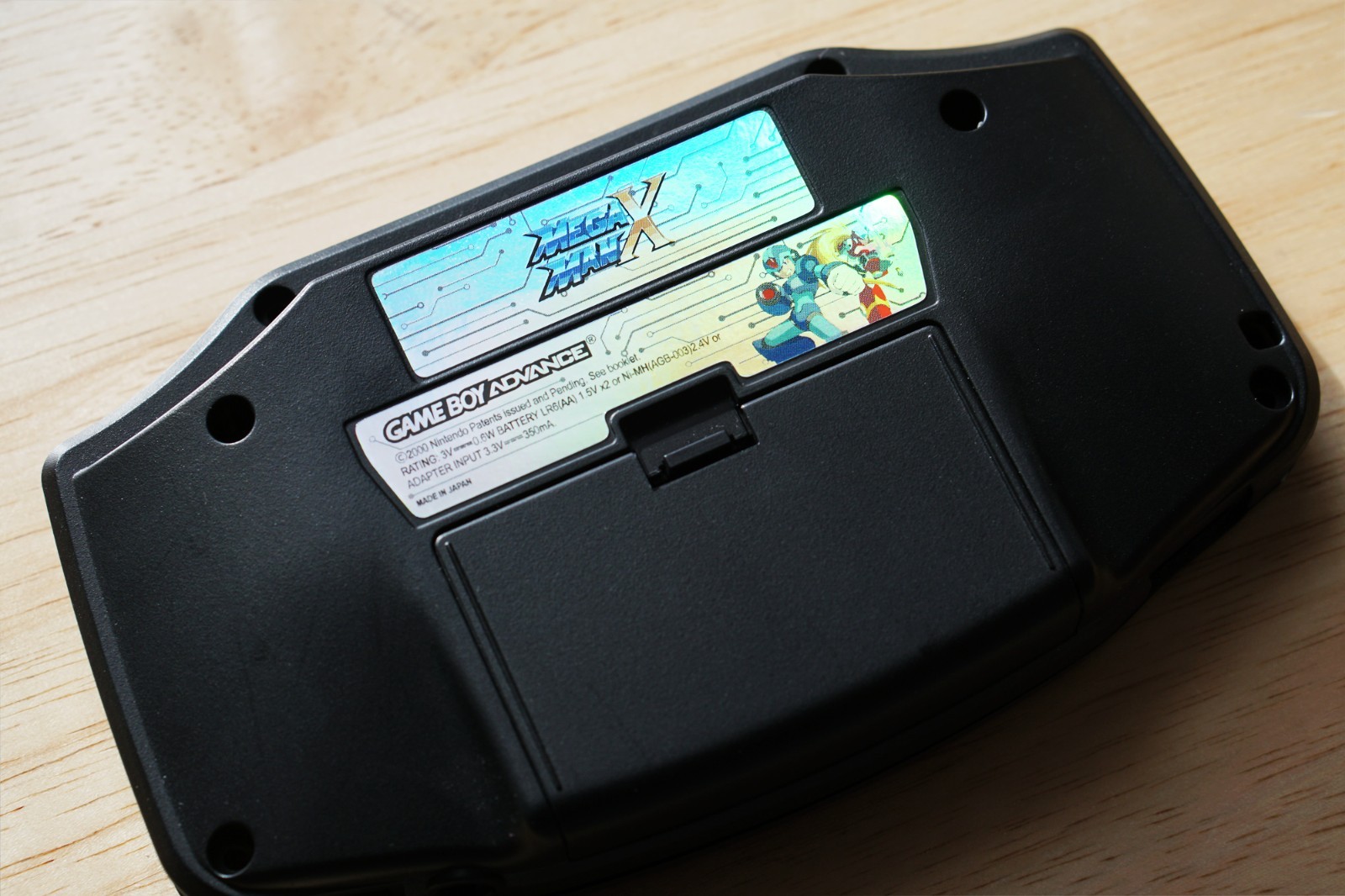 Megaman Gameboy Advance GBA Holographic Replacement Sticker Set