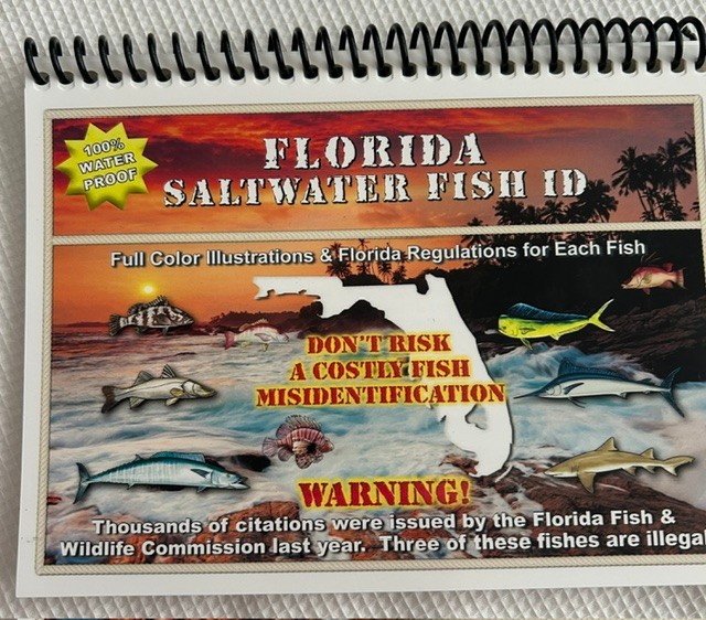 Florida Salt Water Fish ID Guide 2025 Illustrations and Regulations Spiral Bound
