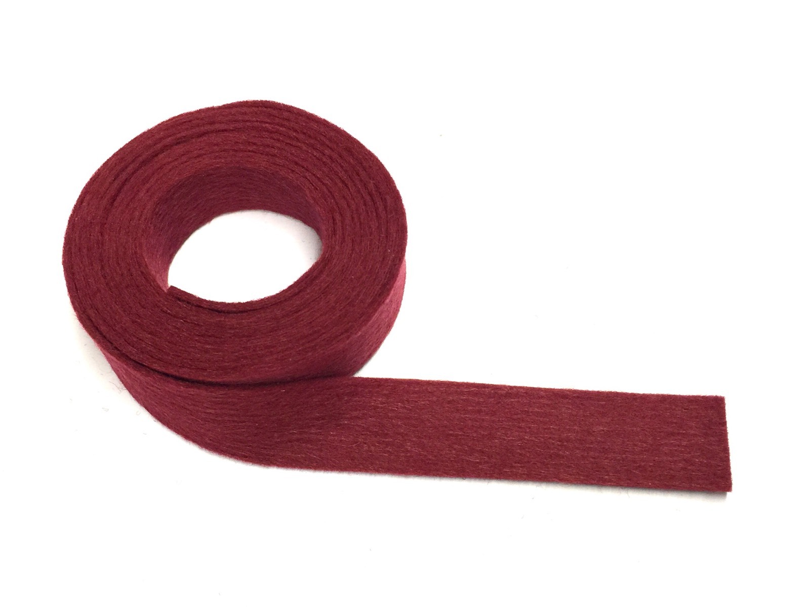 Maroon Nameboard Felt Strip for Piano Repair/Refinish 50"x5/8"x.040" Med Thick