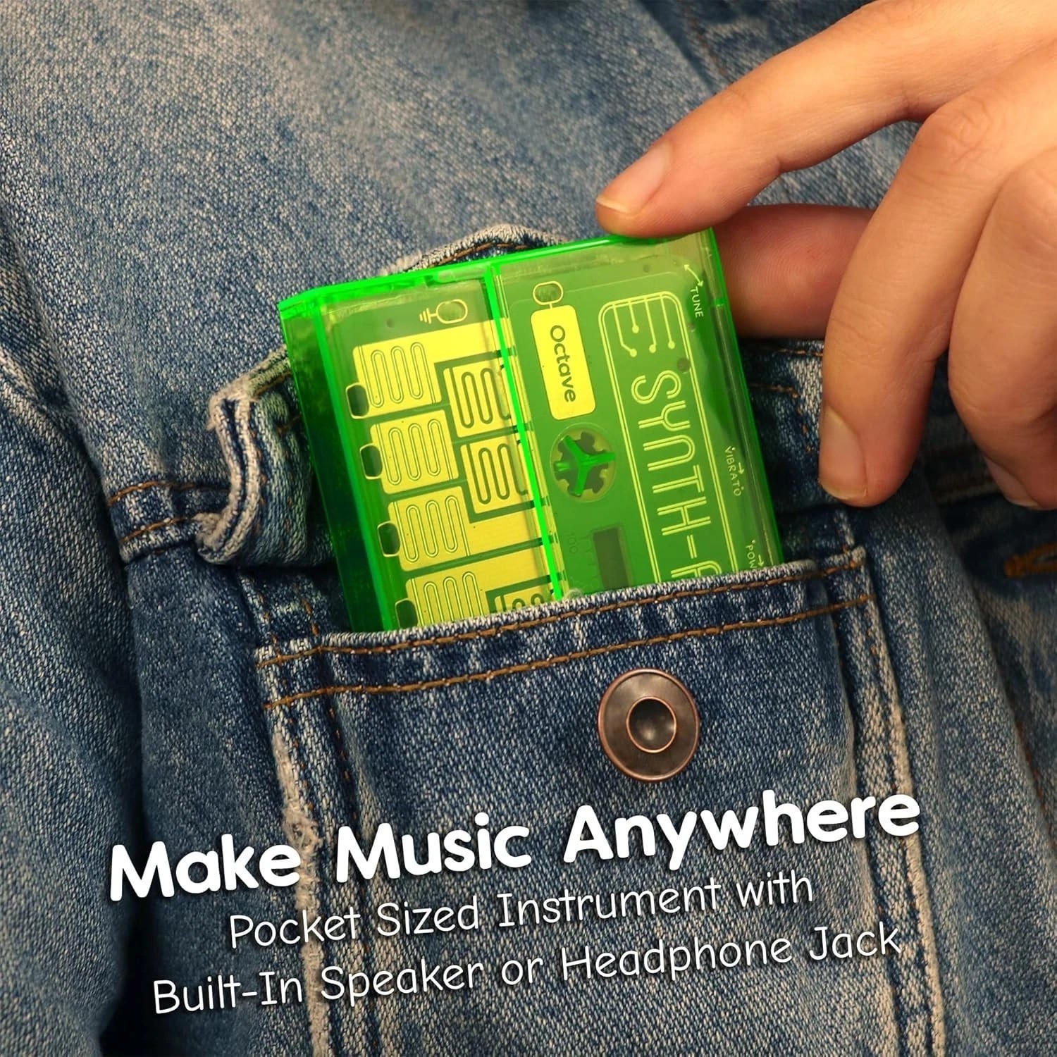 Synth-a-Sette: Cassette-Sized Portable Analog Synth for Creative Musicians