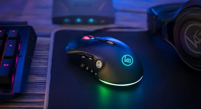 IOGEAR 12 Button MMO 12 programmable buttons 5 dpi settings Gaming Mouse