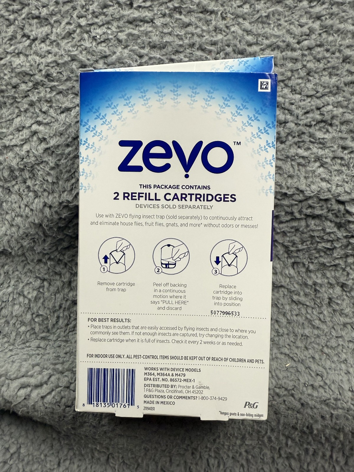 Zevo Flying Insect Trap Value Pack - 2 Cartridges