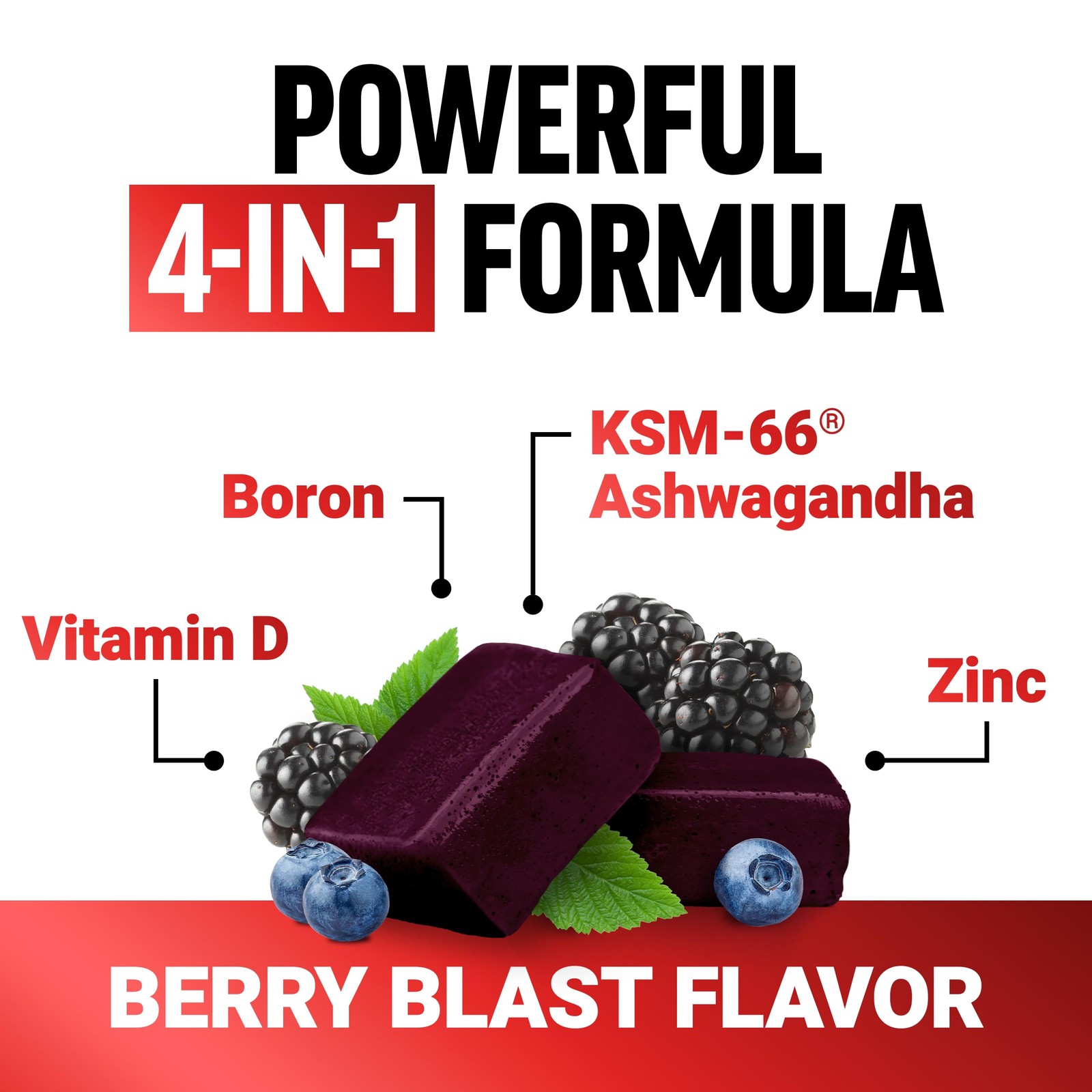Force Factor Test X180 Testosterone Support For Men Clinically Studied Ksm-66