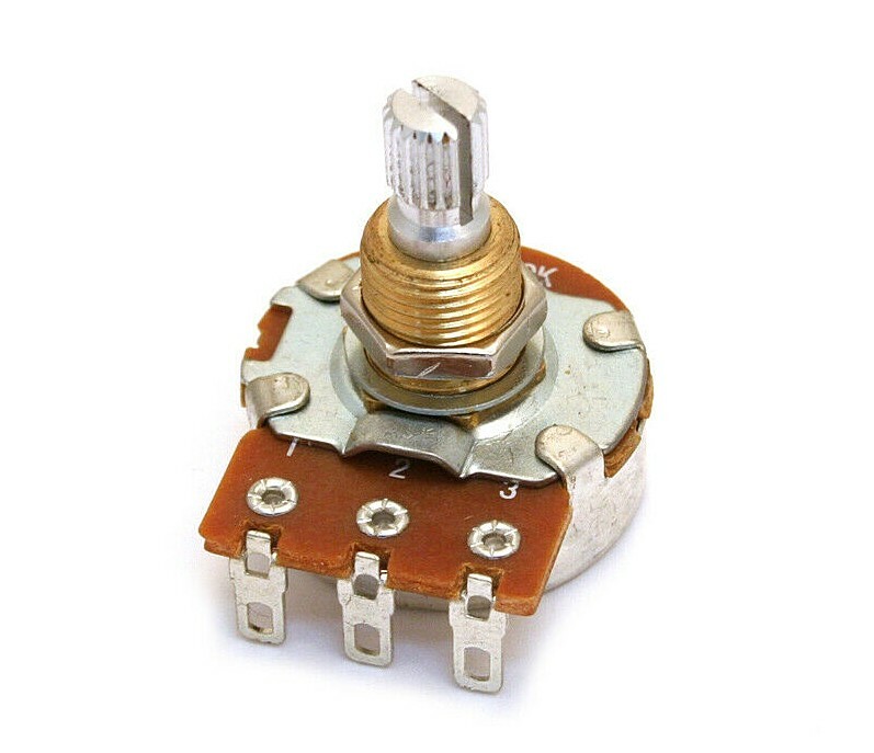 (1) EVH Van Halen High Friction 250K Split Shaft Guitar Volume Pot 022-0836-000