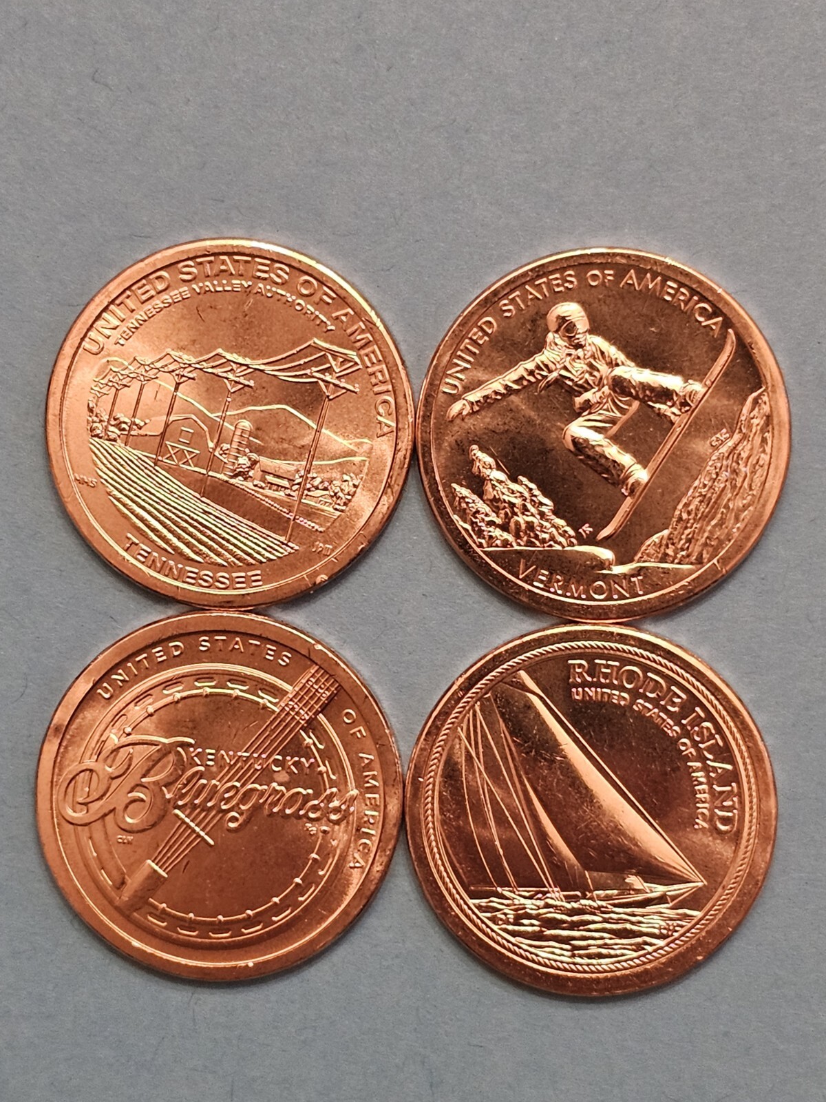 2022 P SET AMERICAN INNOVATION DOLLARS BR UNC FROM MINT BAGS ALL FOUR ISSUES