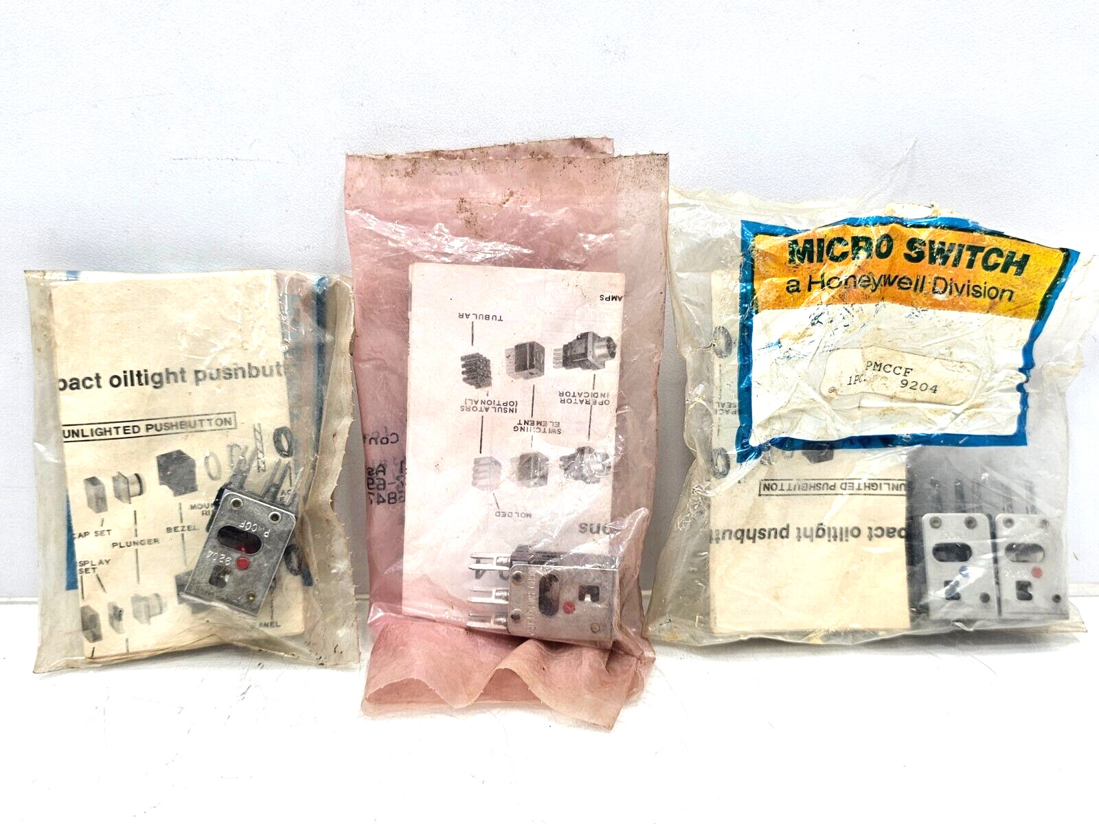 PMCCF HONEYWELL MICRO SWITCH MADE IN USA LOT OF 4