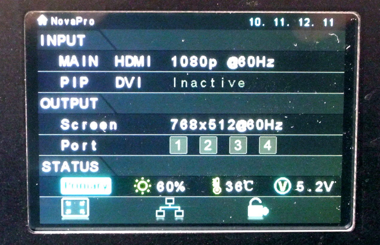 NovaStar NovaPro HD Display Video Wall Controller Tested Reset
