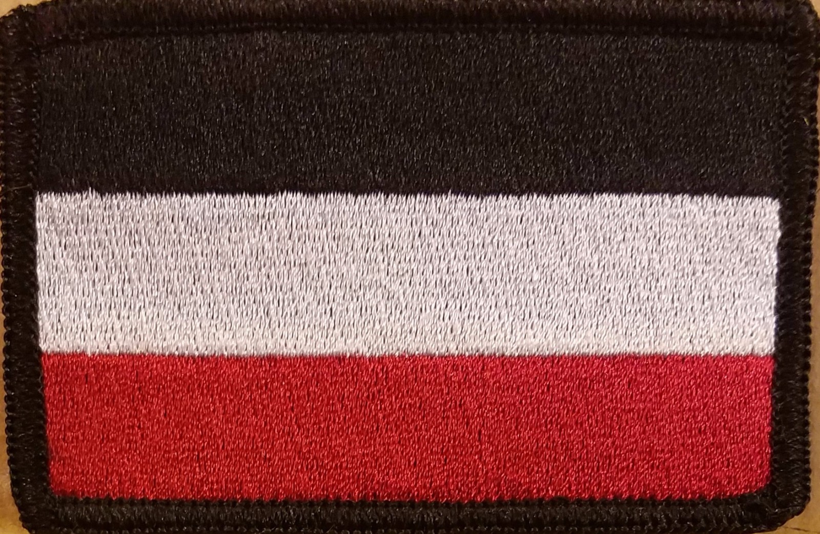 GERMAN EMPIRE 1871 Flag Patch W/ Hook & Loop Fastener Tactical Military