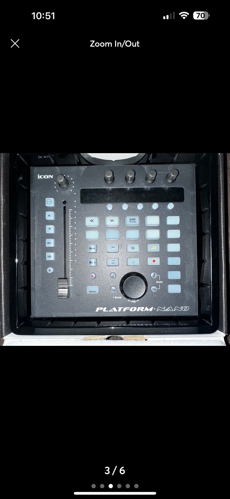 Icon Pro Audio Platform Nano Air MIDI Control Surface - Open Box