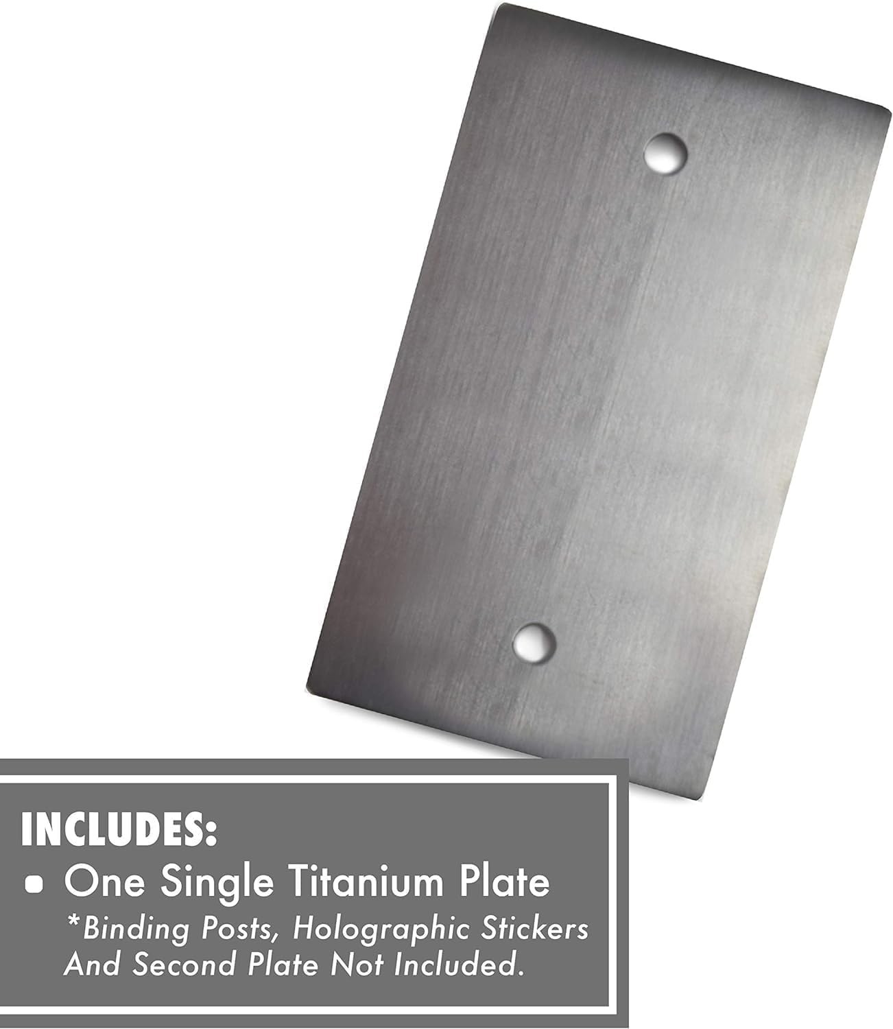 Advanced Titanium Crypto Seed Plate - Ideal for Bitcoin & Ethereum Safekeeping