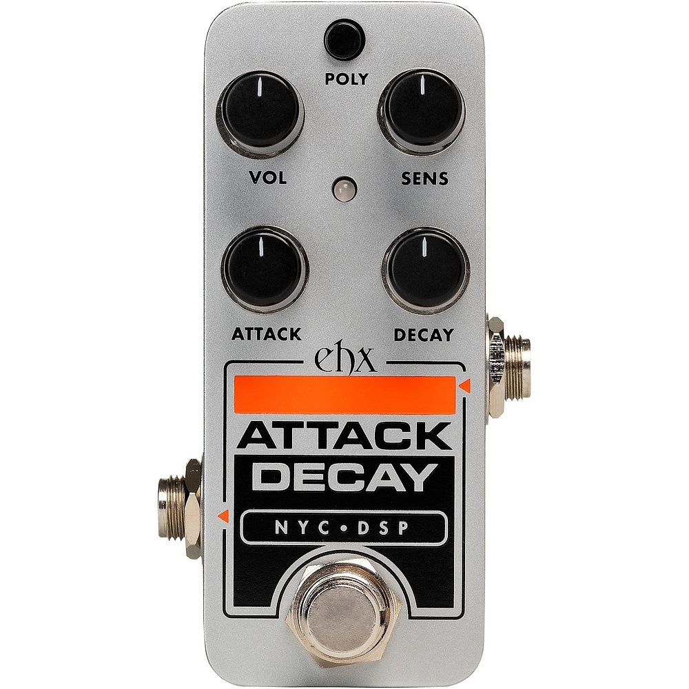 ElectroHarmonix Pico Attached Decay Reverse Tape Simulator Effects Pedal Silver