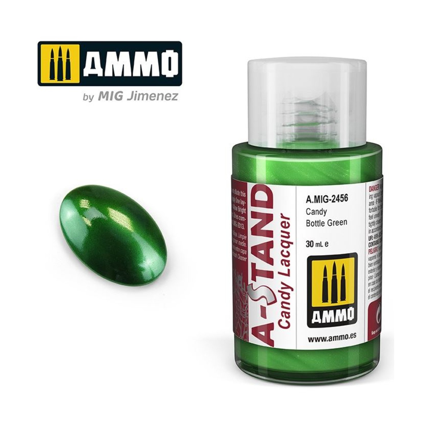 AMMO Lacquer Candy Bottle Green New