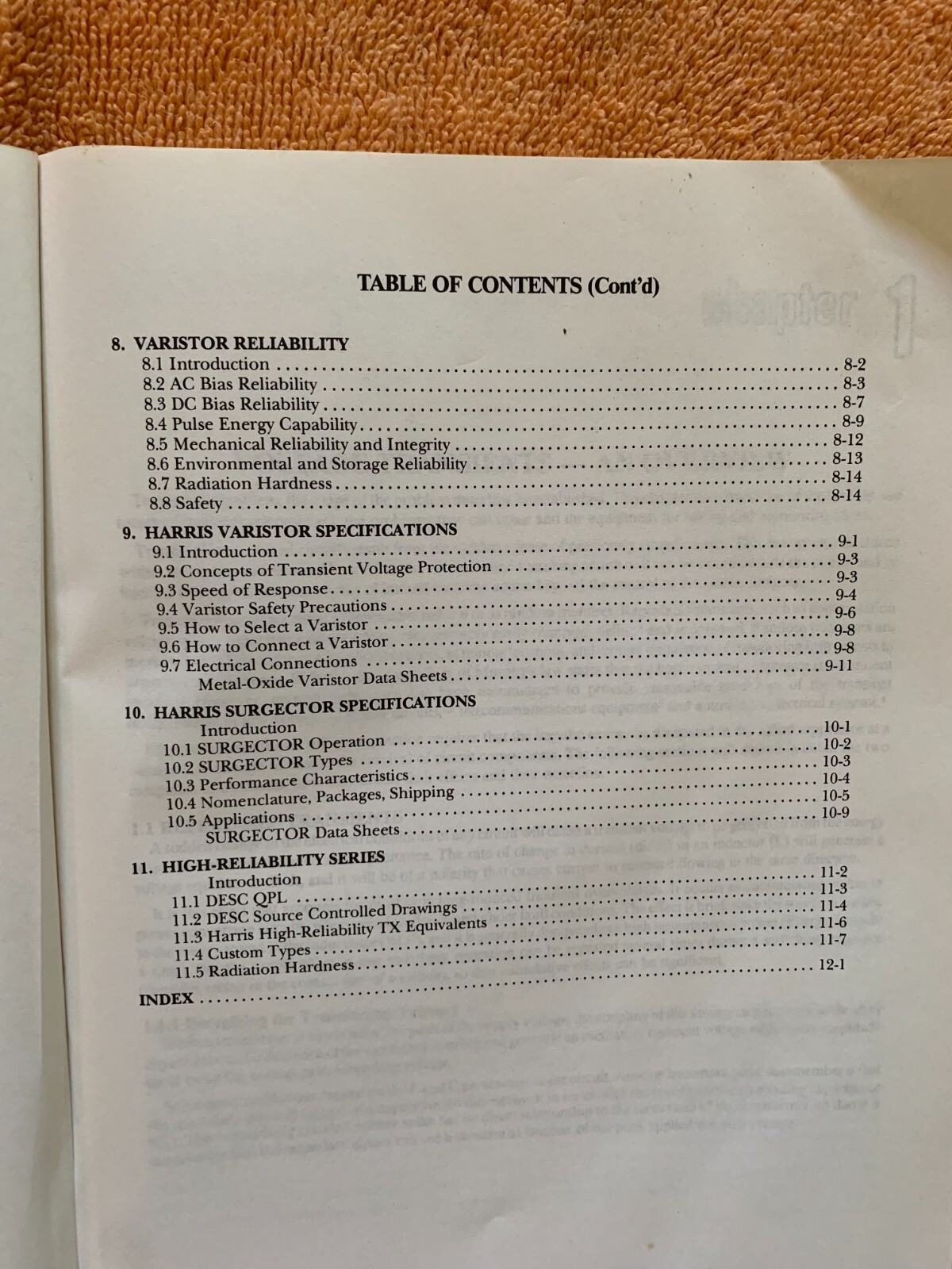 Harris Semiconductor Transient Voltage Suppression Devices Book 1990
