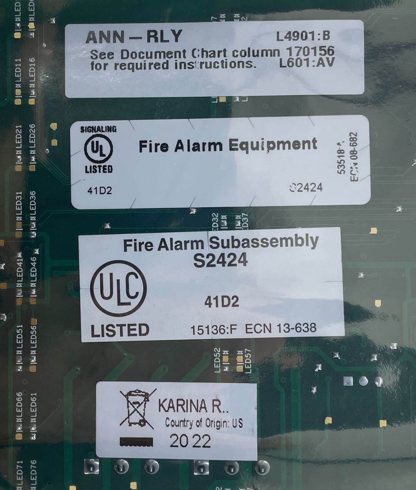 Fire-Lite ANN-RLY - Same Day Shipping (SEALED)