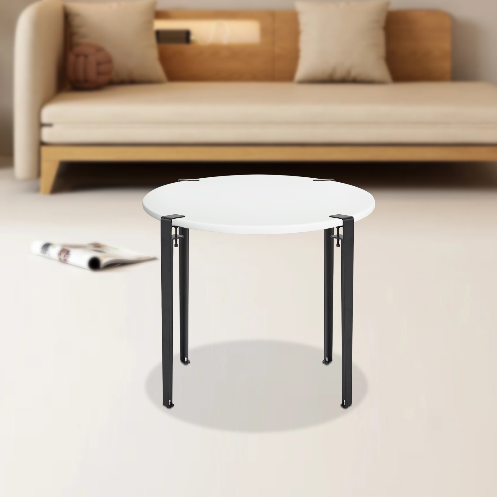 Adjustable Table Legs Table Clamp Legs F-shaped Table Legs 71cm/28in BLACK