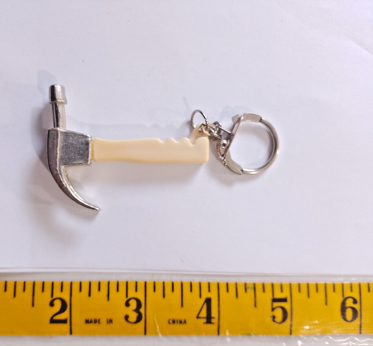 Keychain workmans hammer trinket