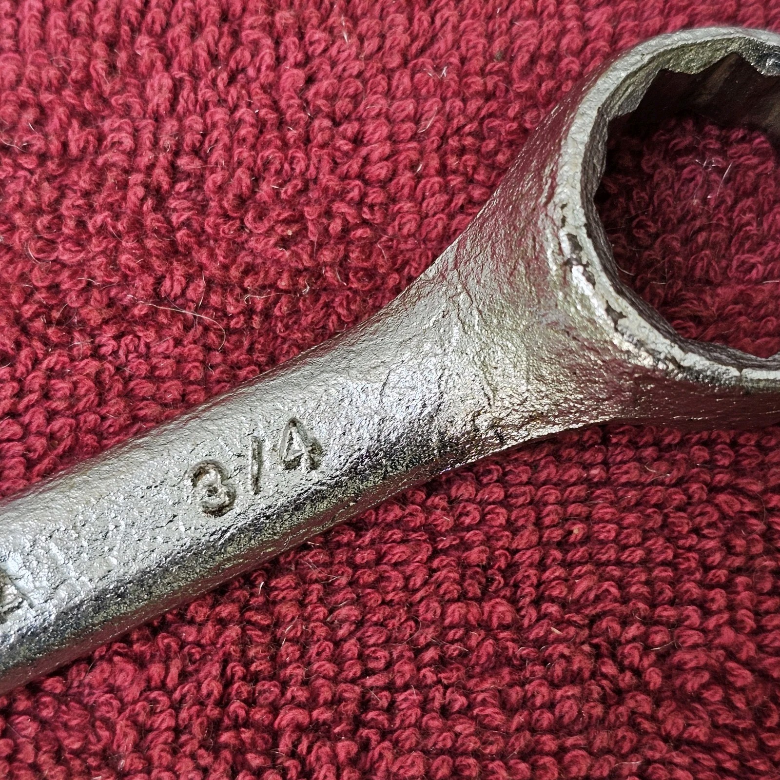 Vintage Fairmount Stubby Offset Wrench. 5/8" x 3/4"
