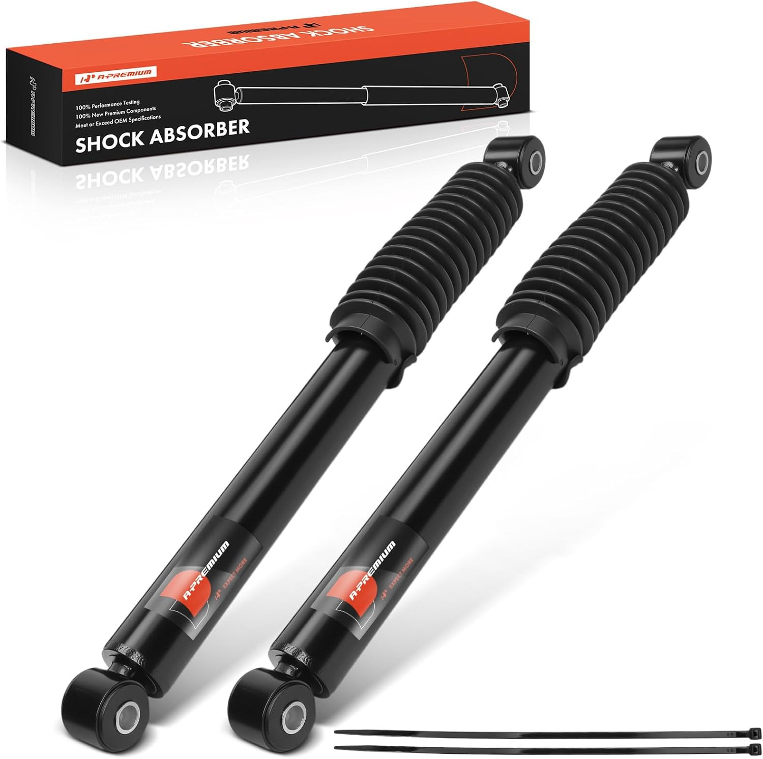Rear Shock Absorber Set of 2 for Silverado Tahoe Suburban Sierra Yukon Escalade