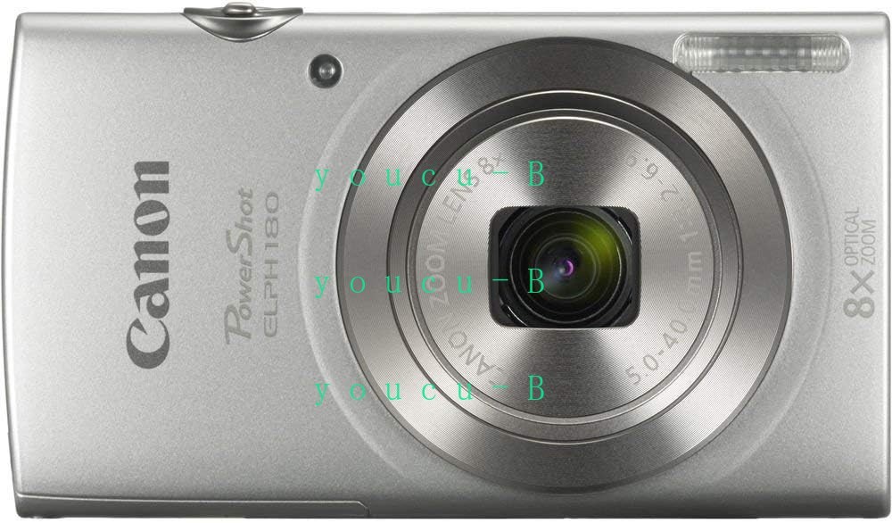 Canon PowerShot ELPH 180 Digital Camera 20MP 8x Zoom 720p HD Video Recording