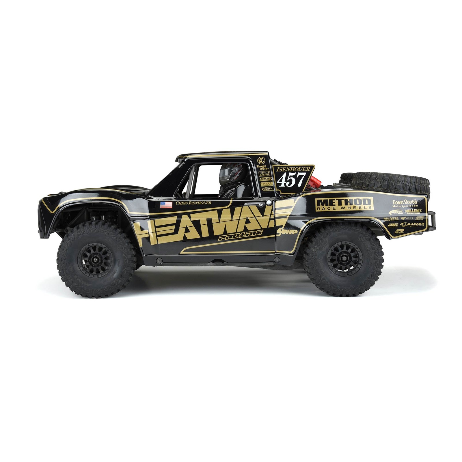 Pro-Line Racing Pre-Painted/Pre-Cut 1967 Ford F-100 Black UDR PRO354718