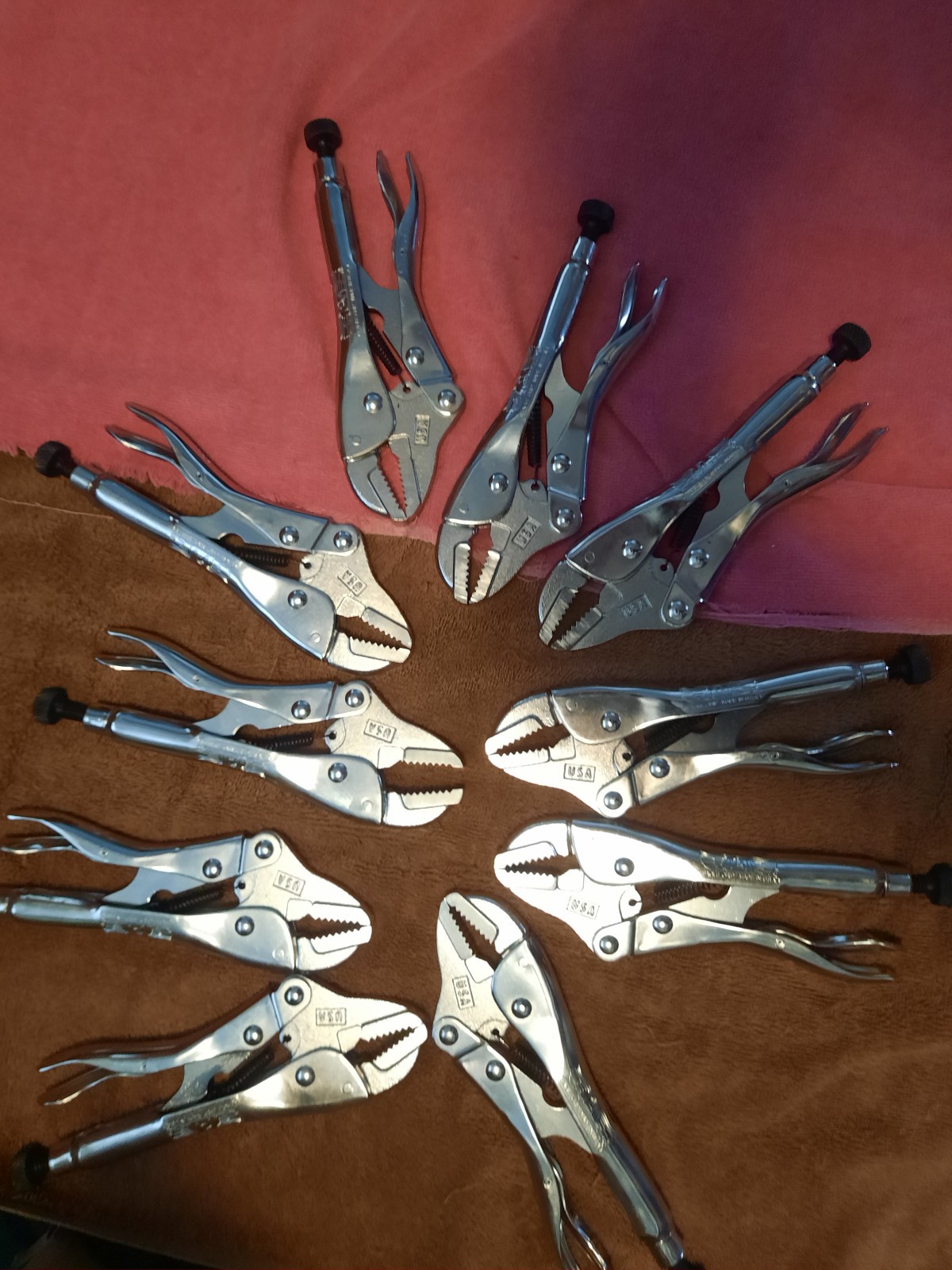 Malco Eagle Grip LP7R | 7" Straight Jaw Locking Pliers | USA Made | NEW