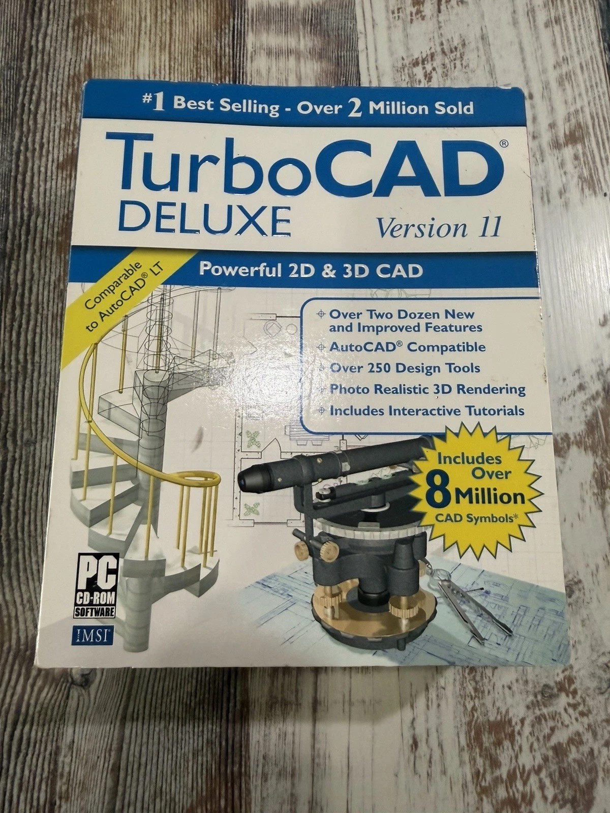 TurboCAD Deluxe Version 11  For Windows 2000/XP 2D & 3D