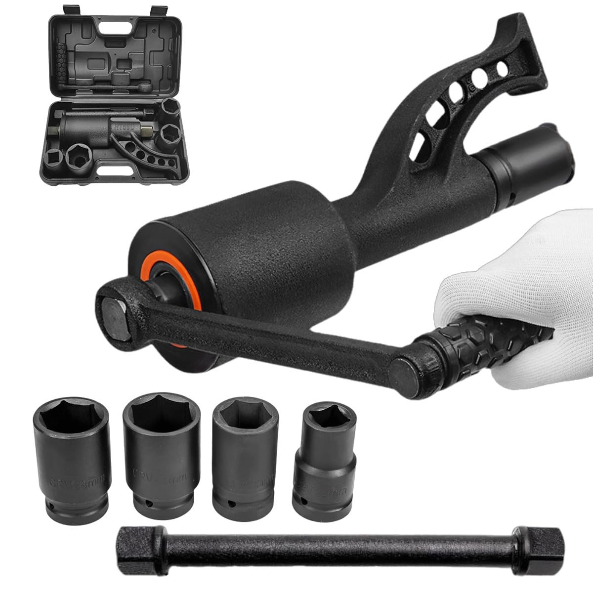 Heavy Duty Torque Multiplier Wrench Set, Torque Multiplier 1 inch Drive