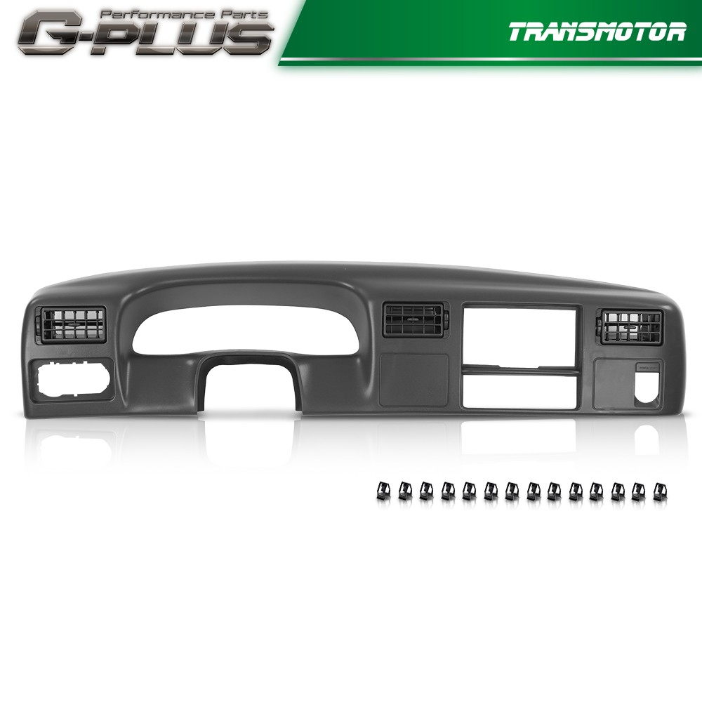 Dash Bezel Radio Cluster Panel Dark Gray Fit For 99-04 Ford F250 F350 Super Duty