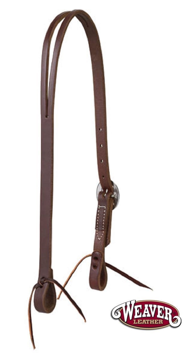 Working Cowboy Split Ear Headstall 3/4" Oiled Harness Leather Weaver New