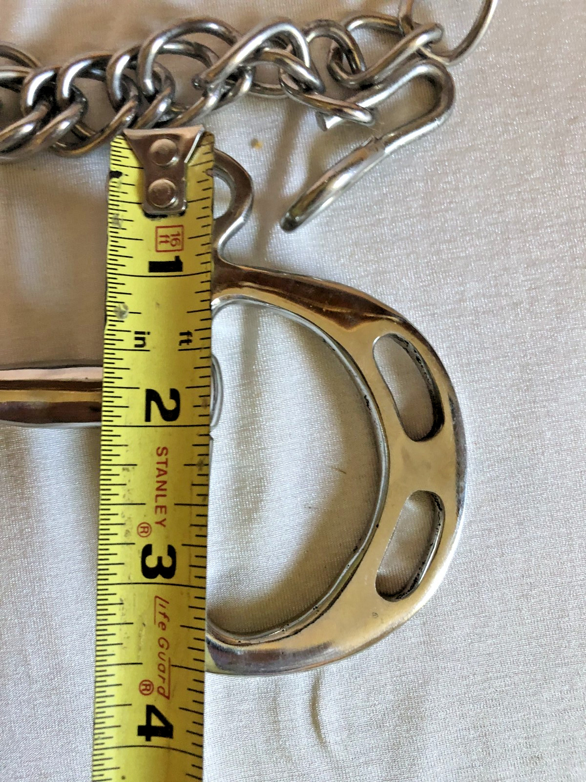 5" Kimberwick Bit with HINGED Copper roller and curb chain