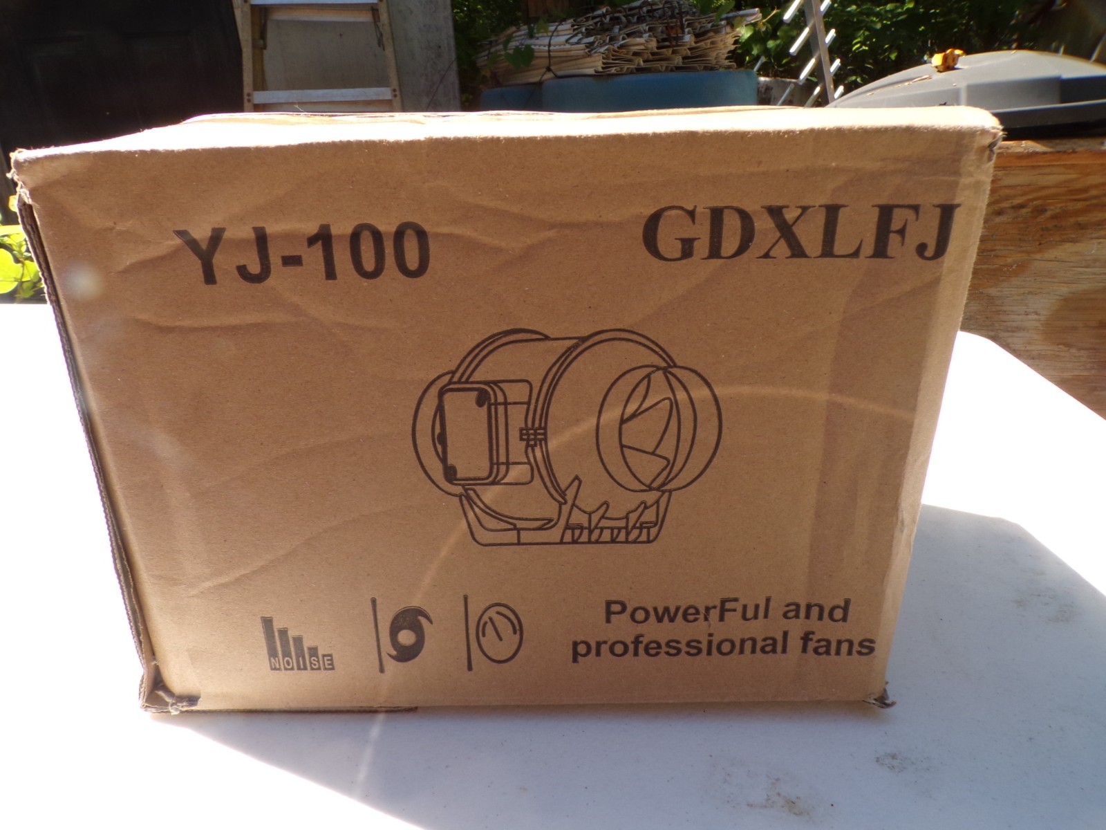 GDXLFJ YJ-100 4 inch inline duct fan (A)