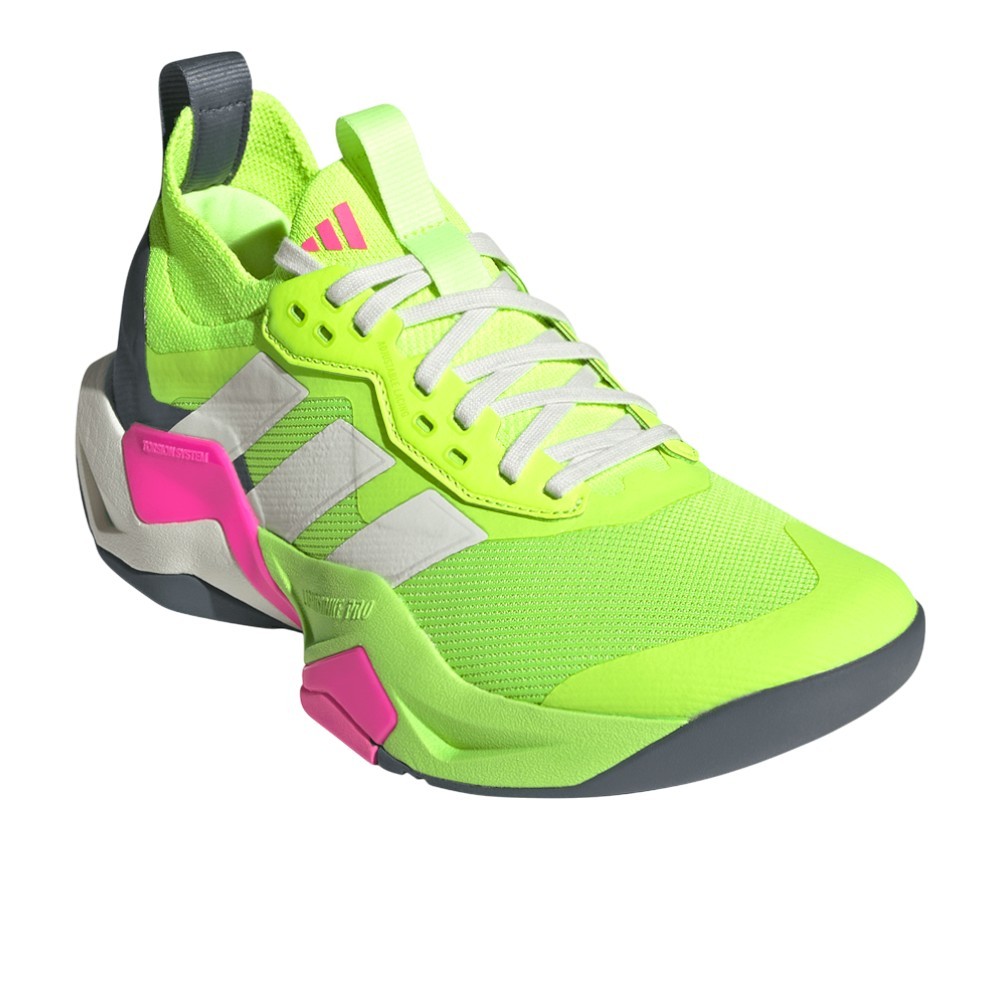 adidas Rapidmove Adv 2 Trainer Training Womens Yellow Sneakers Athletic Shoes J